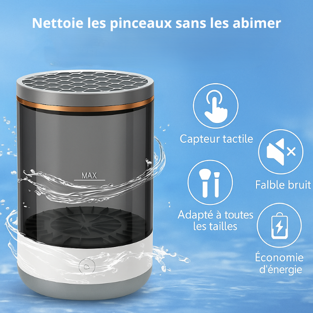 Nettoyeur pinceaux makeup