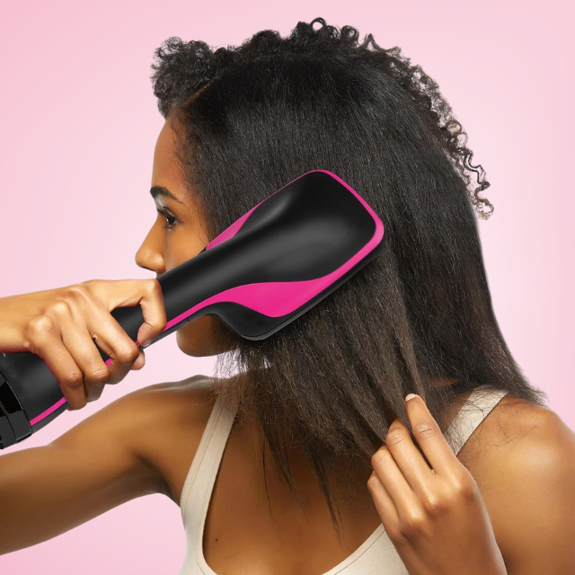 Brosse soufflante à air chaud