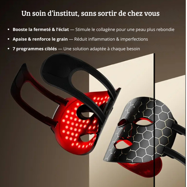 Masque luminothérapie LED