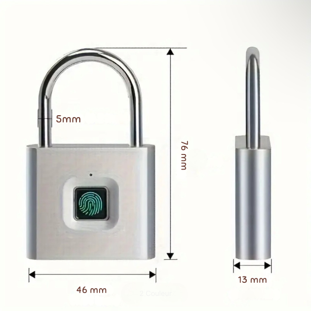 Cadenas à empreinte digitale