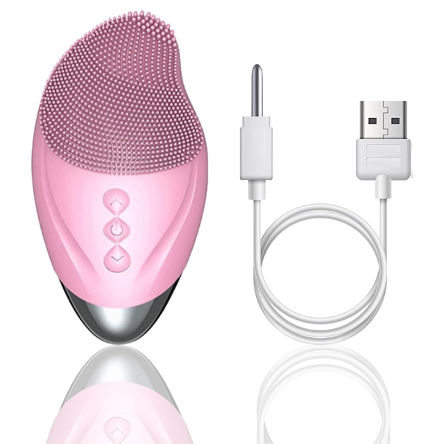 Brosse faciale nettoyante électrique en silicone