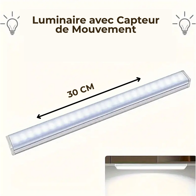 Luminaire avec Capteur de Mouvement (Lot de 3)