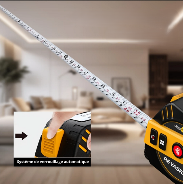 Mètre laser numérique à écran digital