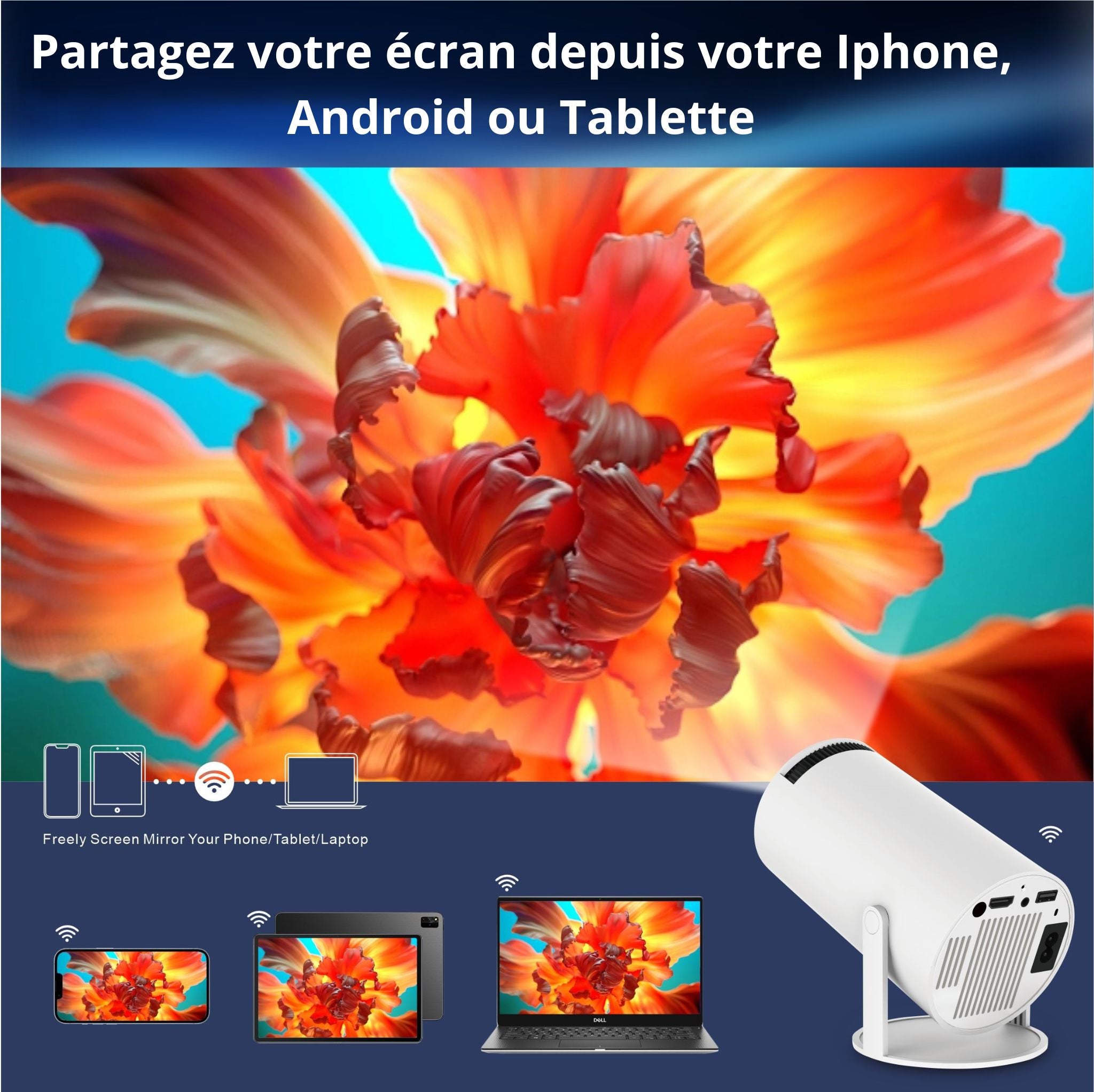 Vidéo projecteur portable