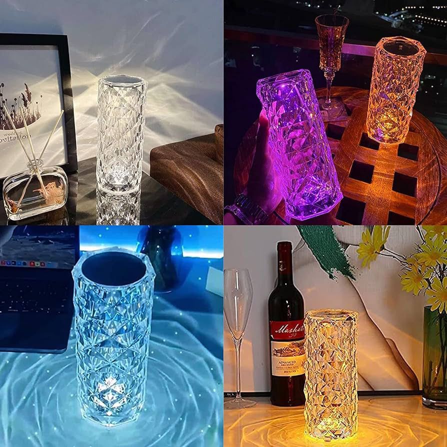 Lampe Cristal LED multicolore