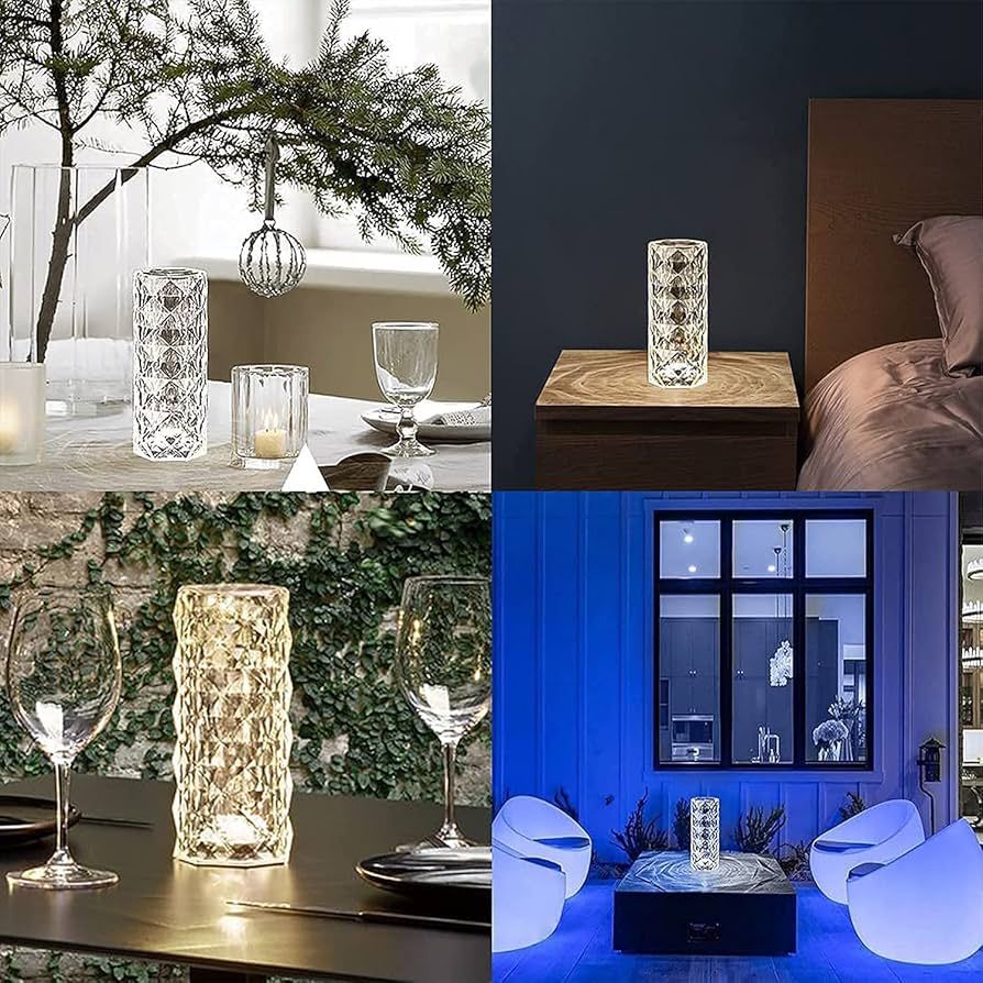 Lampe Cristal LED multicolore
