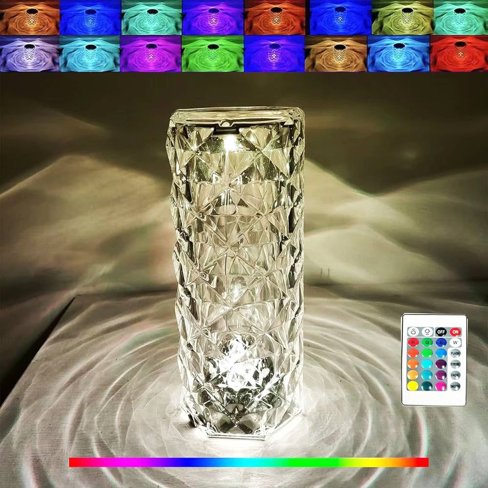 Lampe Cristal LED multicolore