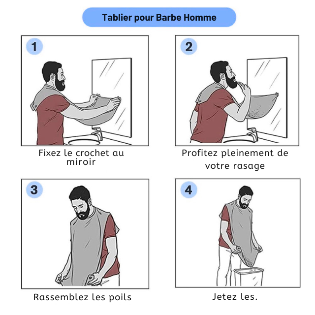 Tablier de Rasage Anti-Poils