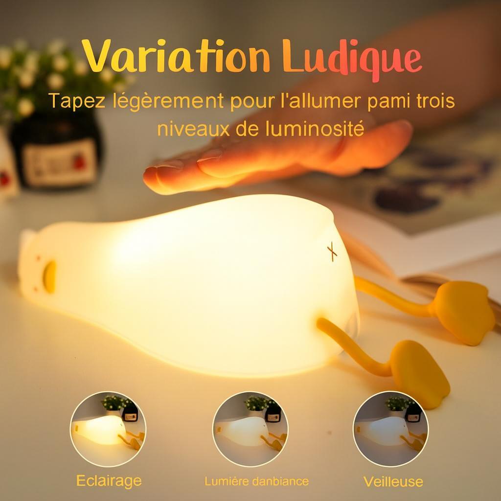 Veilleuse silicone animaux
