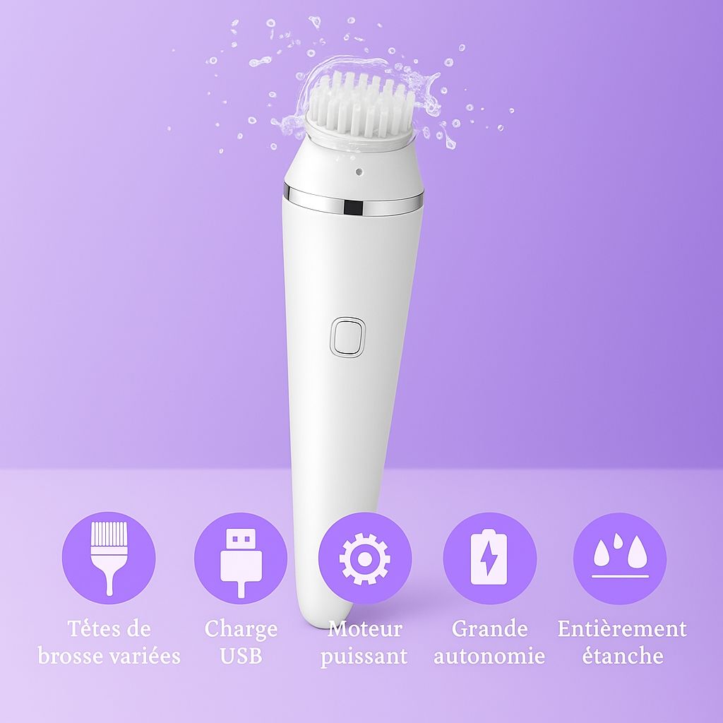 Brosse 4-en-1 soin du visage