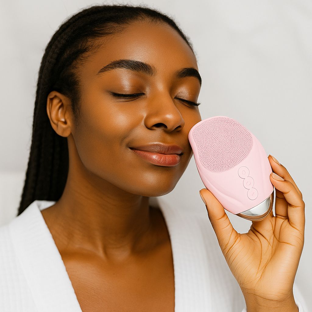 Brosse faciale nettoyante électrique en silicone