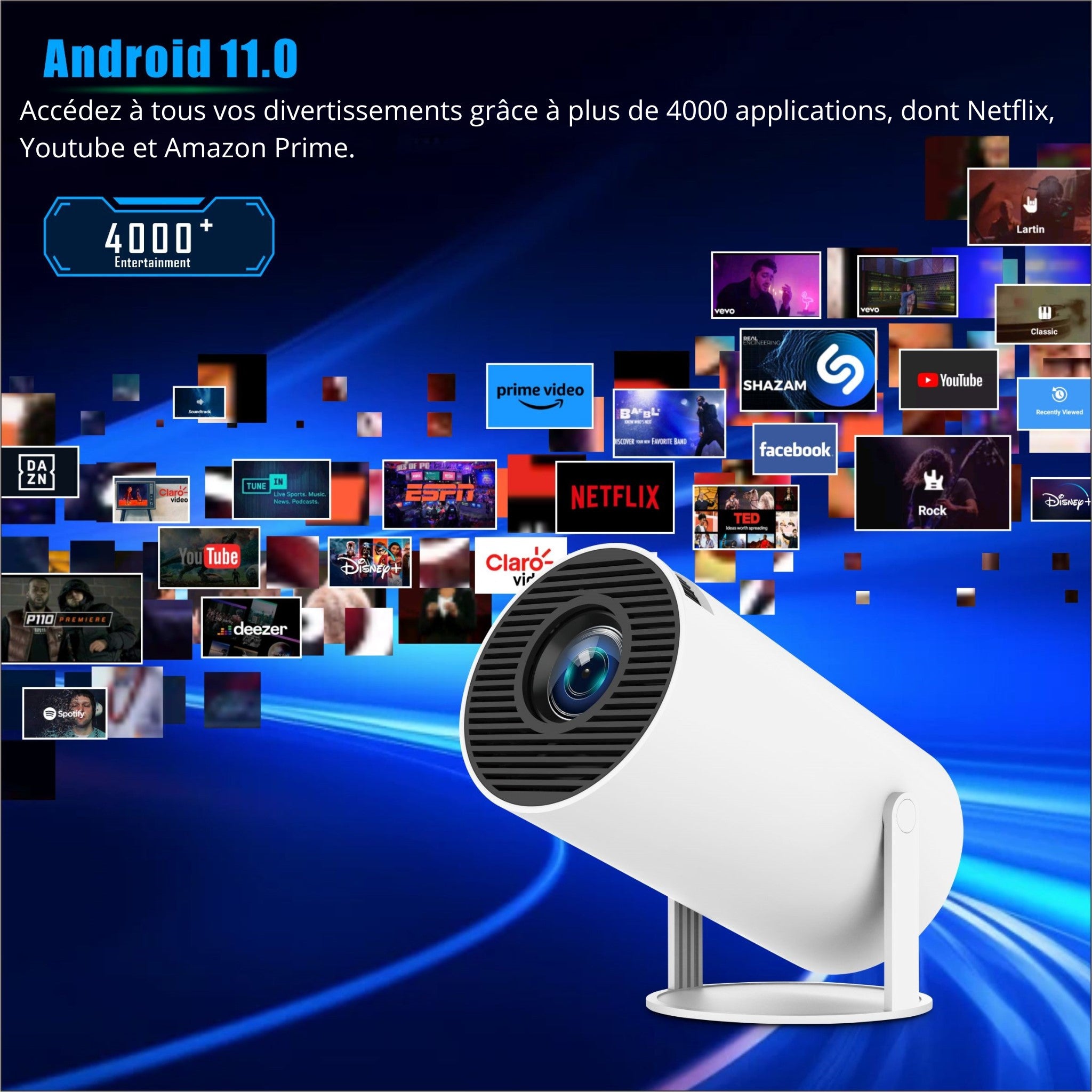Vidéo projecteur portable